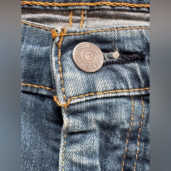 Levi's 502 Blue Slim Straight Men's Jeans 34x34 - Picture 6 of 7